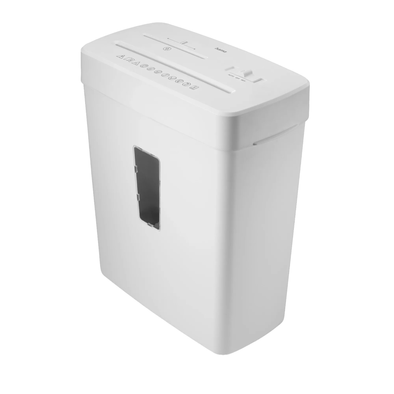 Hama Aktenvernichter Prime M50CD-W Schredder mit Sicherheitsstufe P5 T2 E2 O1