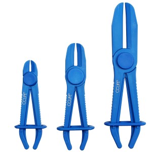 CCLIFE Schlauch Abklemmzange Abklemmen Zange Set 155mm 185mm 255mm 3tlg