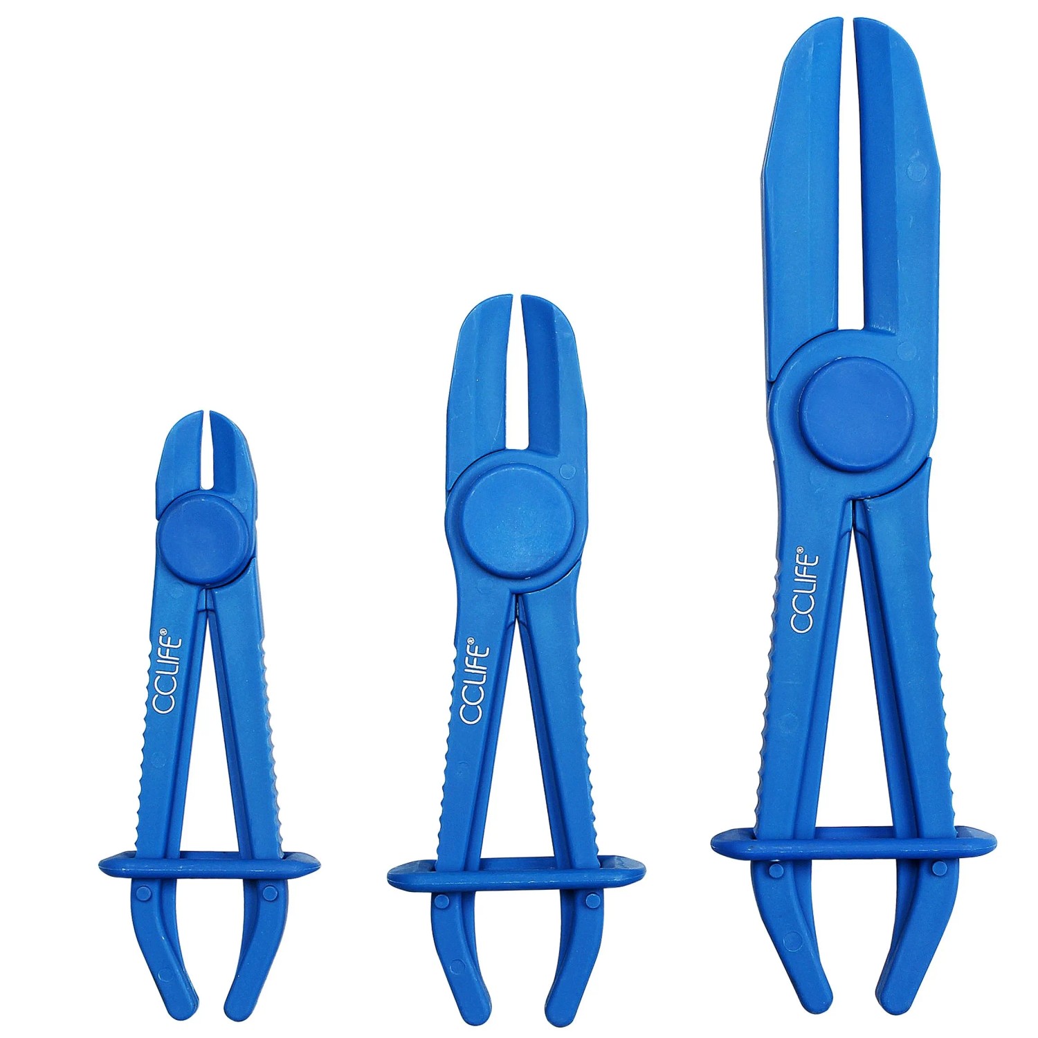 CCLIFE Schlauch Abklemmzange Abklemmen Zange Set 155mm 185mm 255mm 3tlg