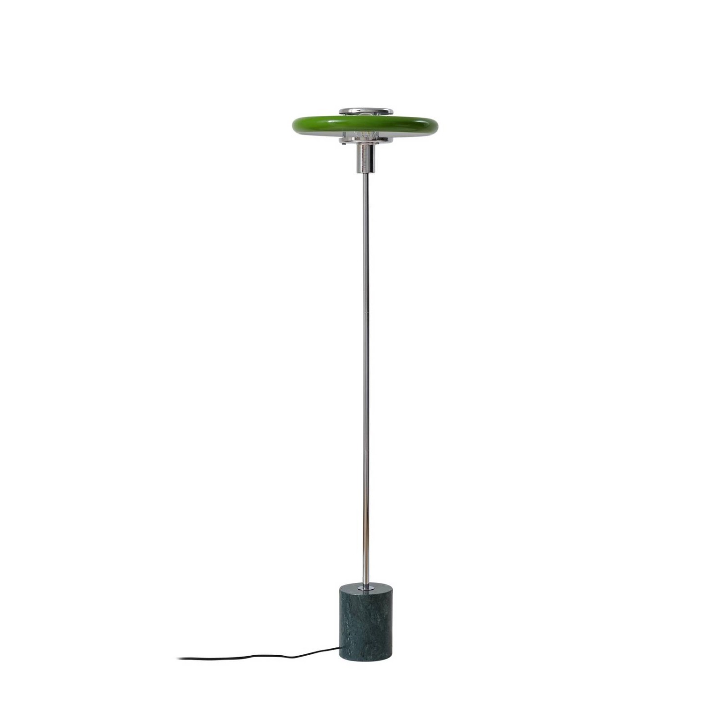 Lindby Stehlampe Branford 10041890 Retro Vintage Antik in Grün aus Metall 1-flammig E27 Wohnzimmerleuchte