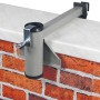 Videx Garden Sonnenschirmhalter für Mauerbrüstung, Aluminium, Ø 40 mm.