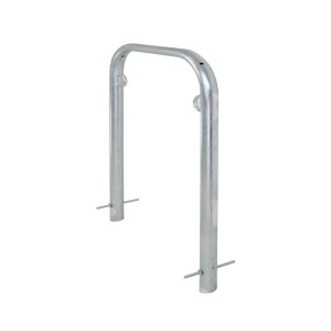 TRUTZHOLM Fahrradanlehnbügel, U-Form, Stahl feuerverzinkt, 114x78cm, zum Einbetonieren.