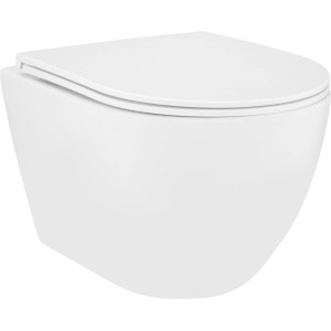 Weißes baliv Wand WC-Set Sunderland mit Tiefspüler und TurboFlush.