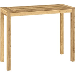 Rechteckiger Gartentisch Murrigal aus Holz, 100x40 cm, ideal für Garten und Terrasse.