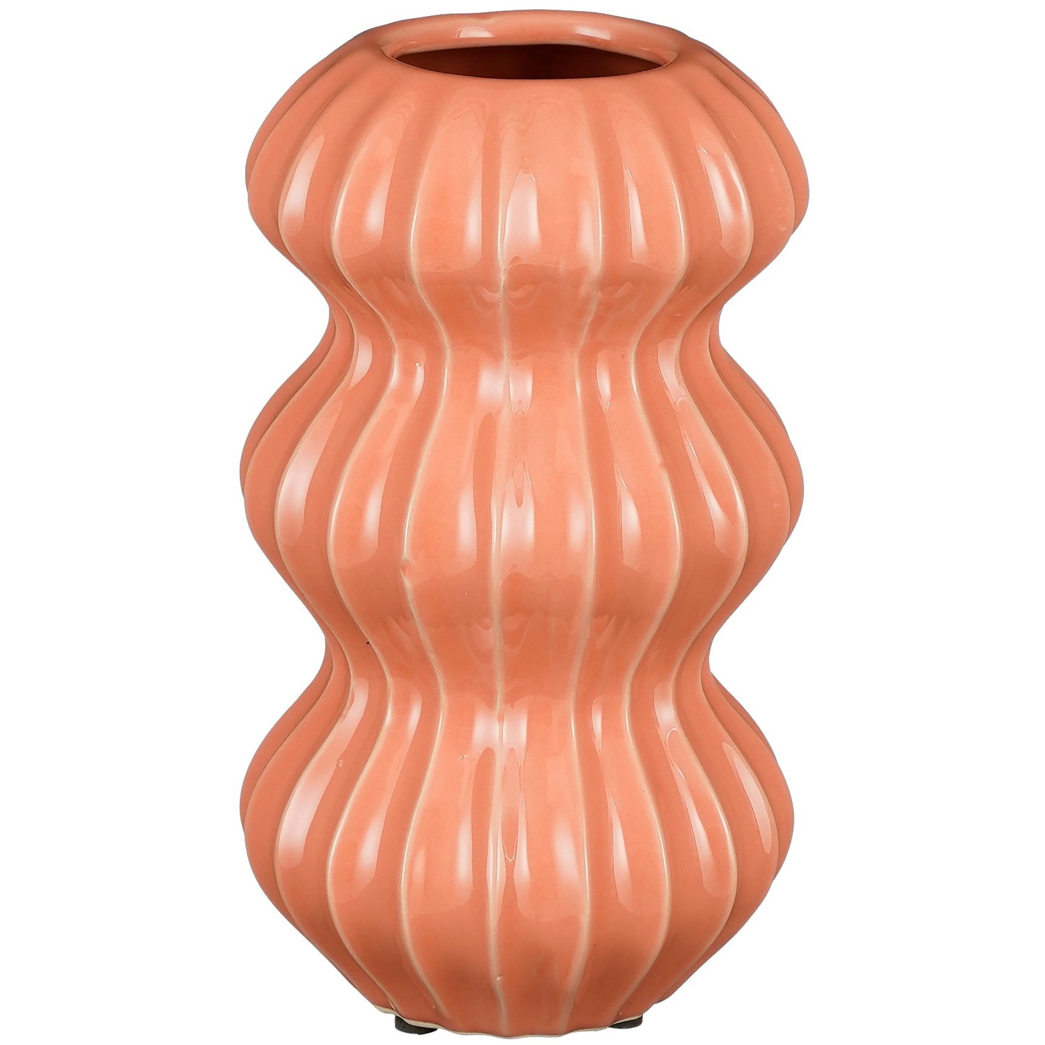 Mica Decorations Vase Pippa Rosa Höhe 23 cm Ø 13 cm günstig online kaufen