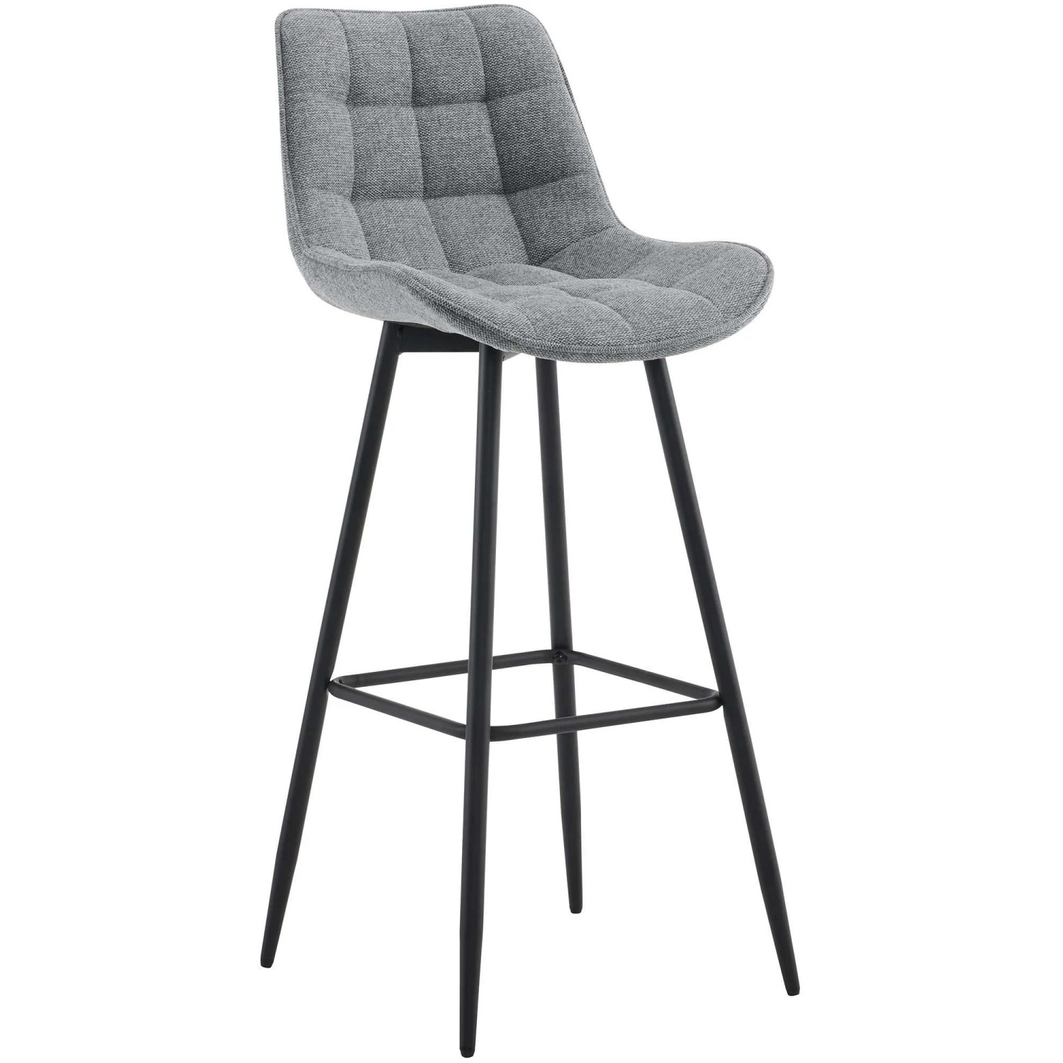 CLP Barhocker Dartford grau/Stoff