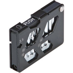 Prophete Multitool mit 21 Funktionen, schwarzer Rahmen, Werkzeug für Reparatur & Ersatzteile.