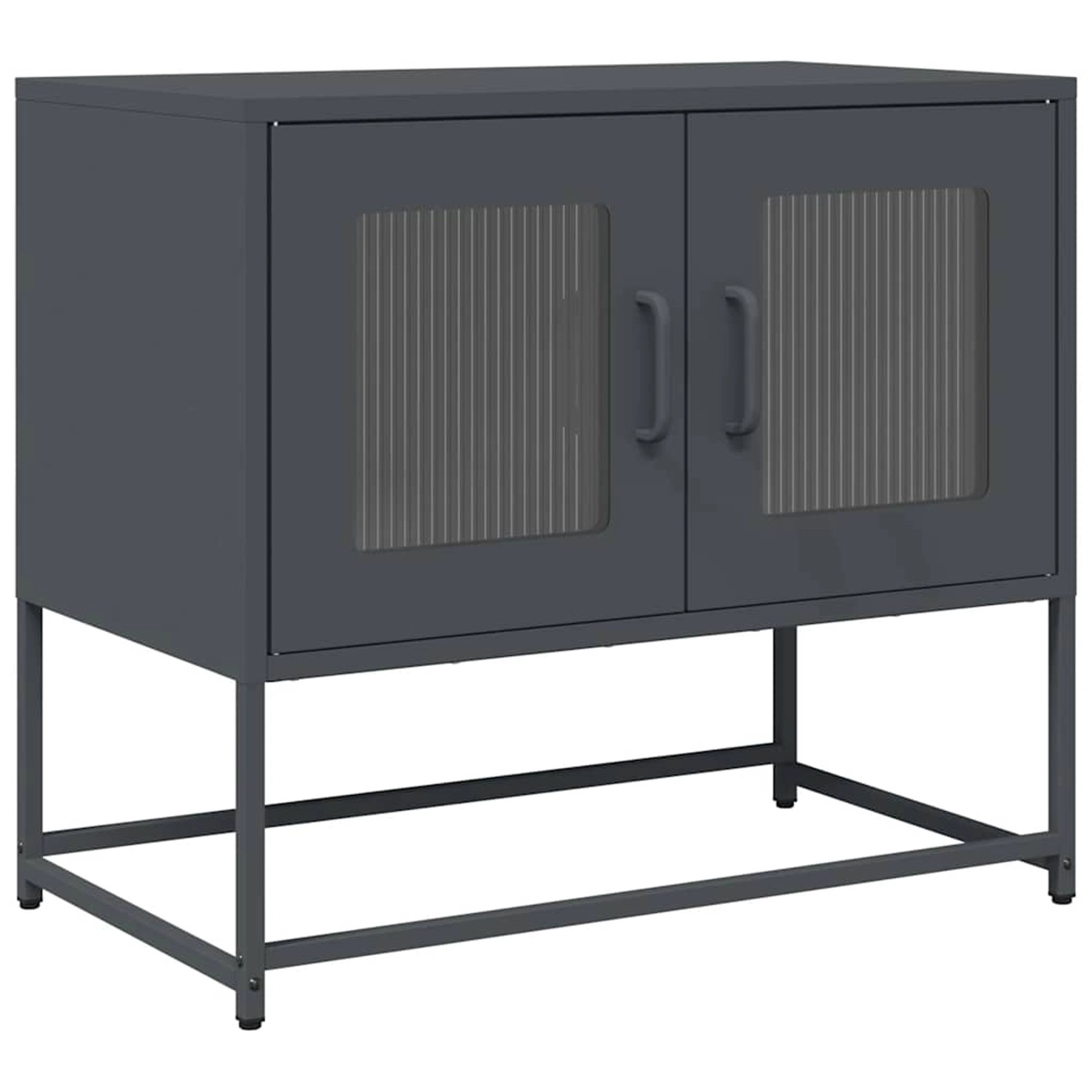 vidaXL TV-Schrank Anthrazit 68x39x60,5 cm Kaltgewalzter Stahl 853334 günstig online kaufen