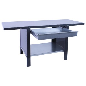 PROREGAL Werkbank BUFFALO METAL Mit 1x Schublade HxBxT 83x180x73cm Traglast 700kg Anthrazit