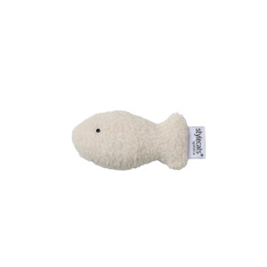 Weißes Hunter Katzenspielzeug Kita Fisch, 8 cm, für interaktiven Spielspaß.