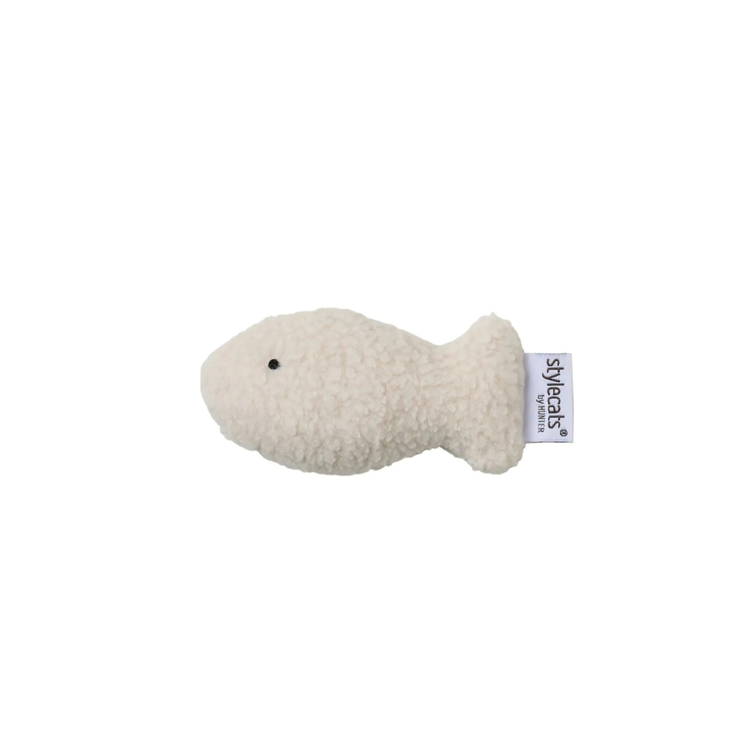 Weißes Hunter Katzenspielzeug Kita Fisch, 8 cm, für interaktiven Spielspaß.