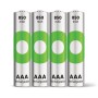 4er-Pack GP Recyko AAA Akkus, 850 mAh, wiederaufladbar für viel Energie.
