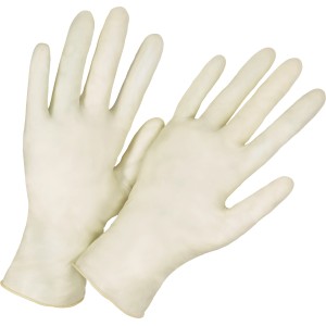 Einweg-Vinylhandschuhe, Größe M, 12 Stück, ungepudert, für den Haushalt.