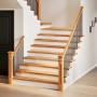 vidaXL Treppenstufen 2 Stk Hellbraun 110x25x2 cm Massivholz Eiche 3283788_2