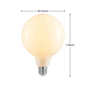 Arcchio LED E27 Lampe, 6W, aus Glas, warmweiß, dimmbar.