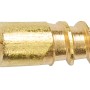 Linsensenkkopf Holzschraube Ø 4x20 mm, Schlitz-Antrieb, goldfarben, 40 Stück