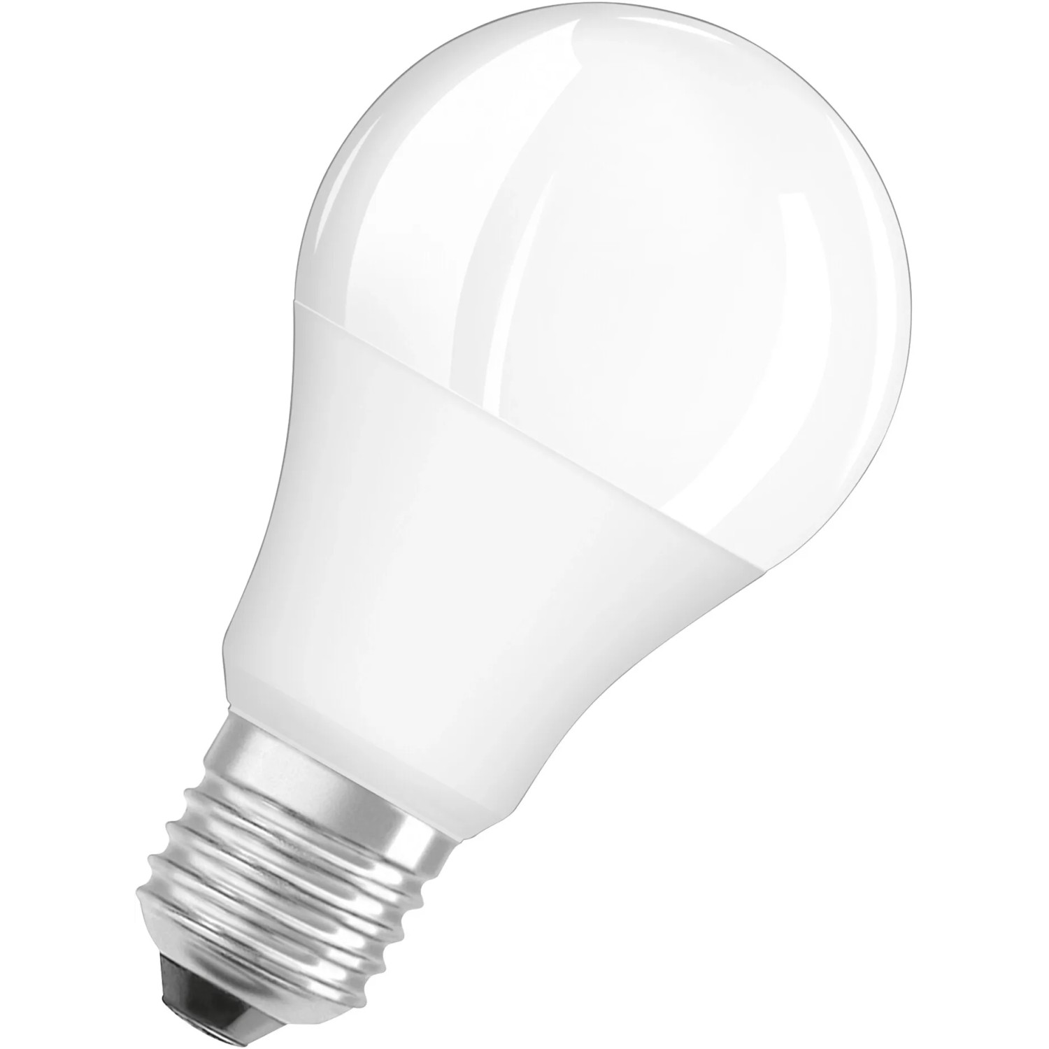 Osram E27 LED Leuchtmittel, 9,7W, Glühlampenform, dimmbar, warmweiß.