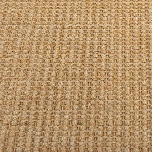 Detailaufnahme: Naturfarbener Sisal Teppich 80x150 cm, robuste Textur.