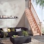 Treppen Intercon Holztreppe Casablanca Raumspartreppe Buche Massiv Naturbelassen Gerade Mit 60 cm Treppenbreite Einseitiges Geländer Mit Setzstufen_3
