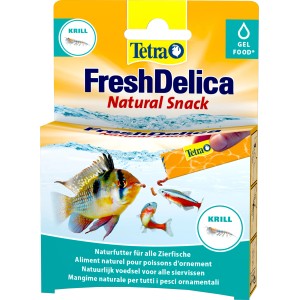 Tetra FreshDelica Krill, Ergänzungsfutter im Gel für Zierfische.