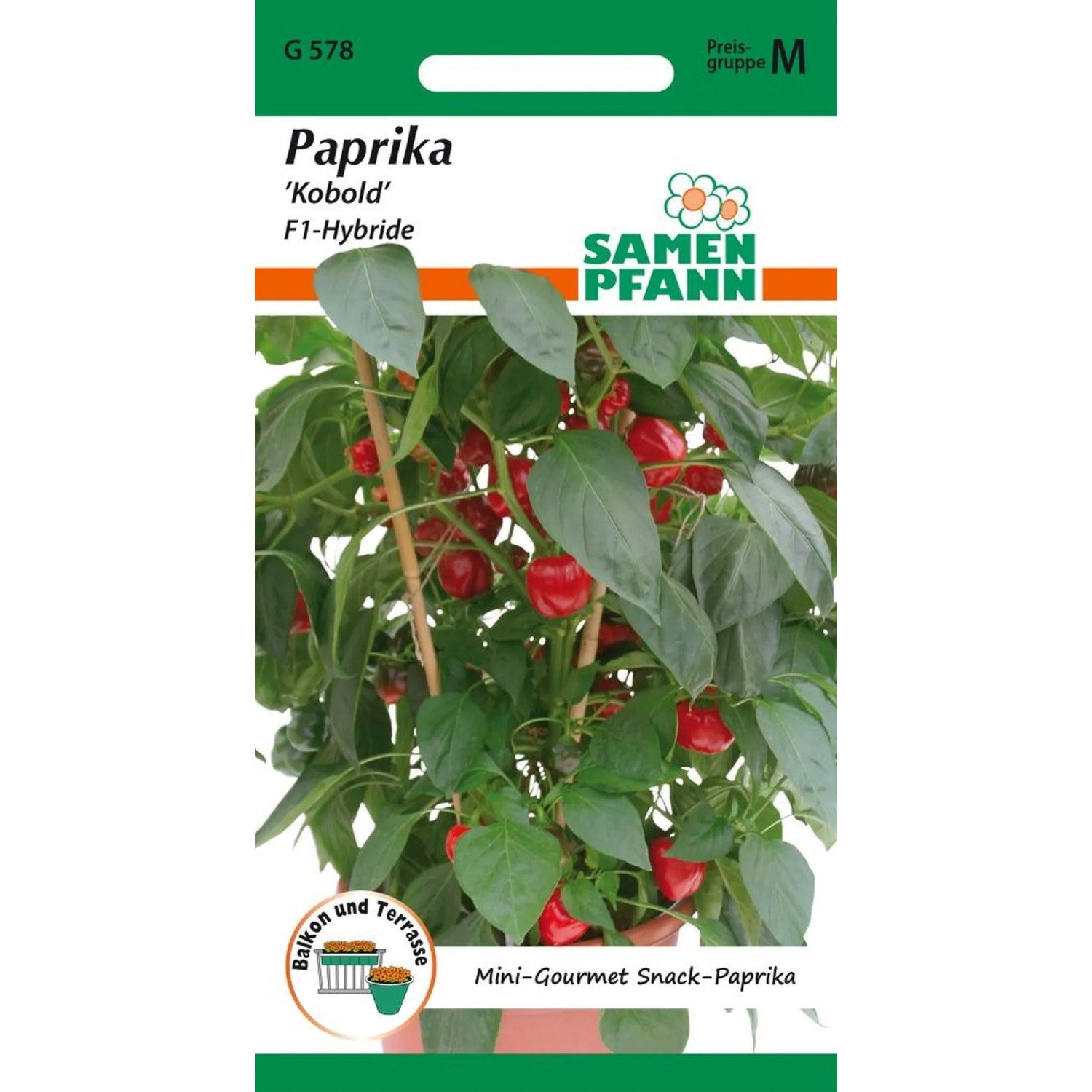 SAMEN PFANN Paprika Snack-Paprika Kobold F1 günstig online kaufen