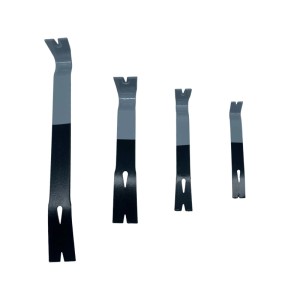 Relaxdays Brecheisen Set Stahl Schwarz Flach 38 cm x 3,5 cm
