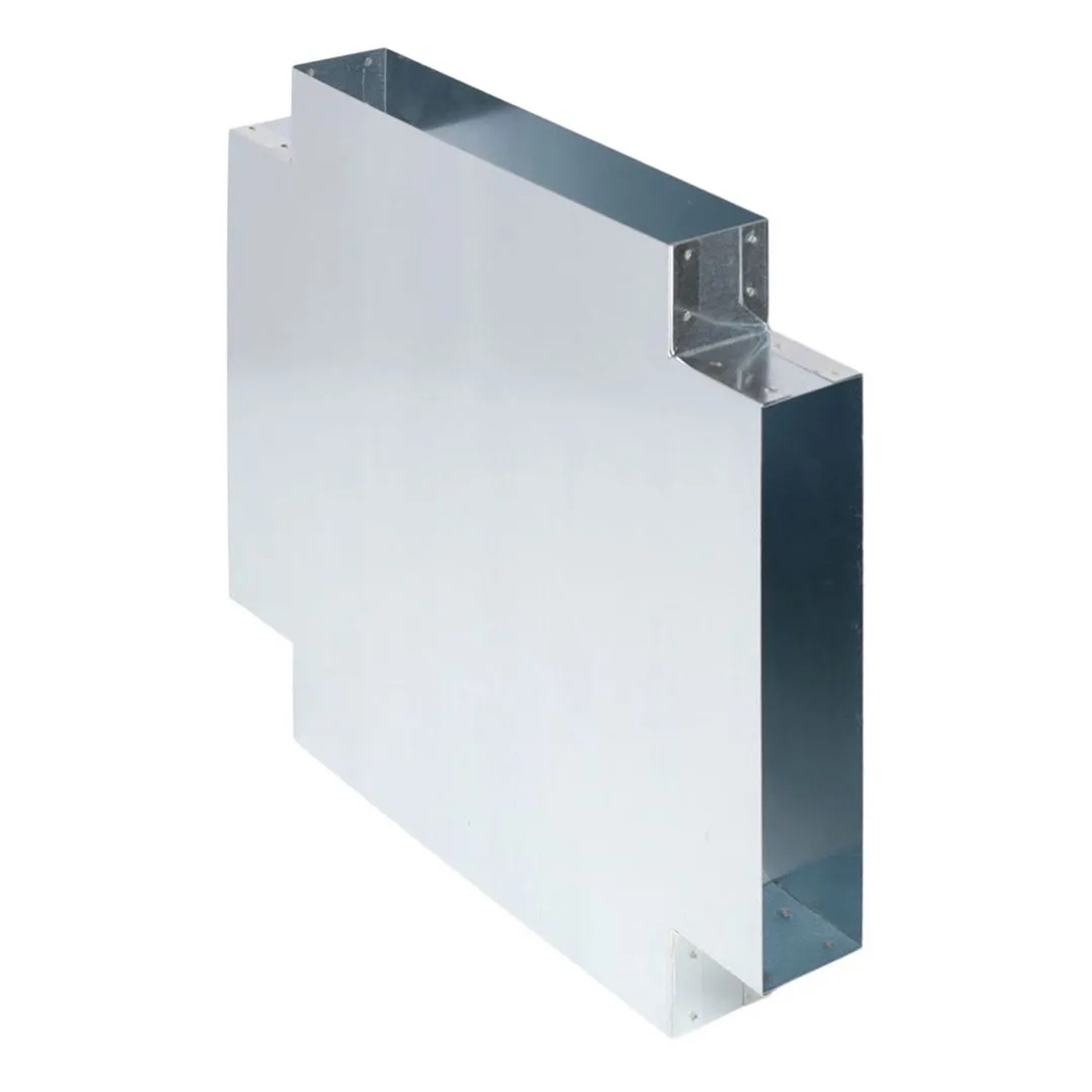 Subtiel Flachkanal Doppel-T-Stück 90° 250 x 50 mm