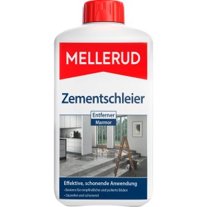 Mellerud Zementschleierentferner für Marmor und Naturstein, 1 Liter Flasche.