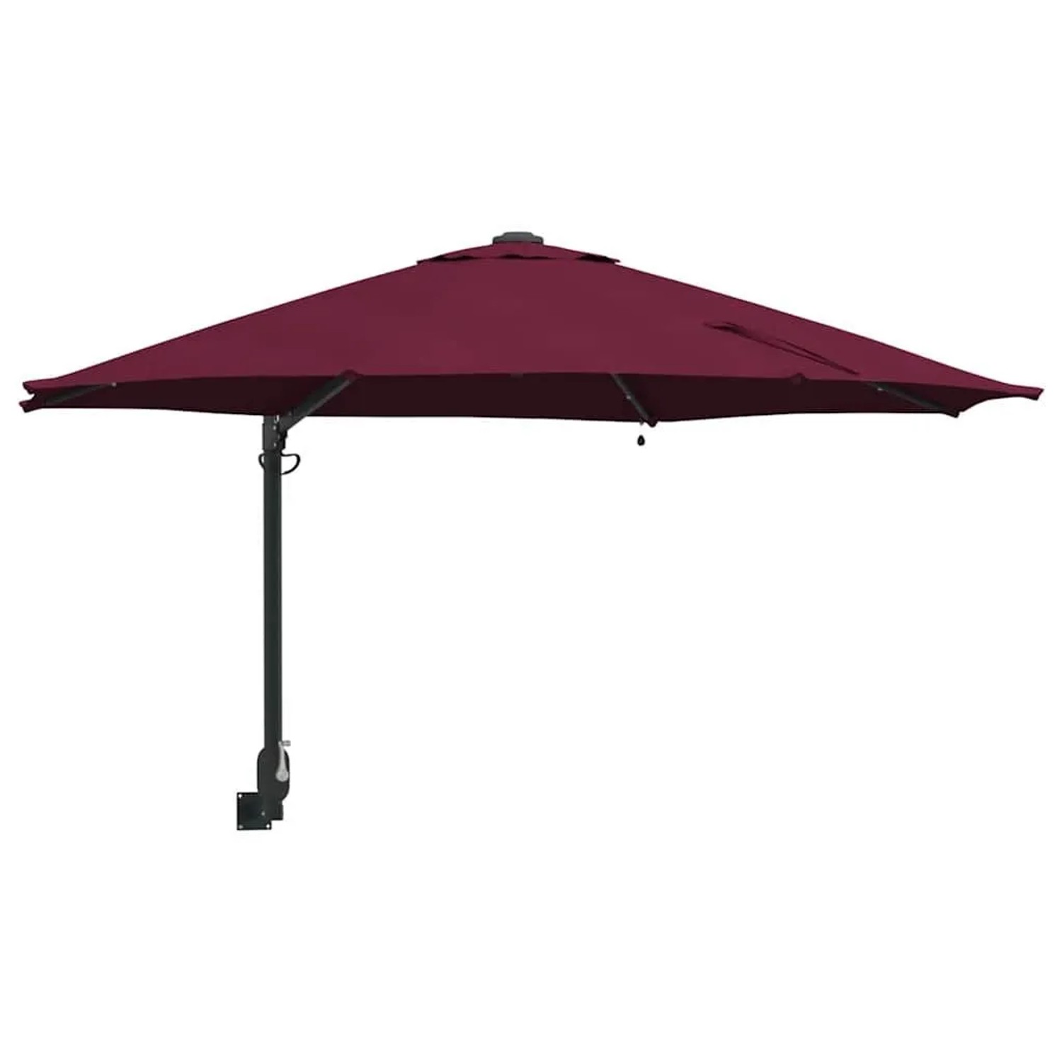 vidaXL Gartenparasol Rot und Schwarz 248 x 248 x 148 cm 42003247 günstig online kaufen