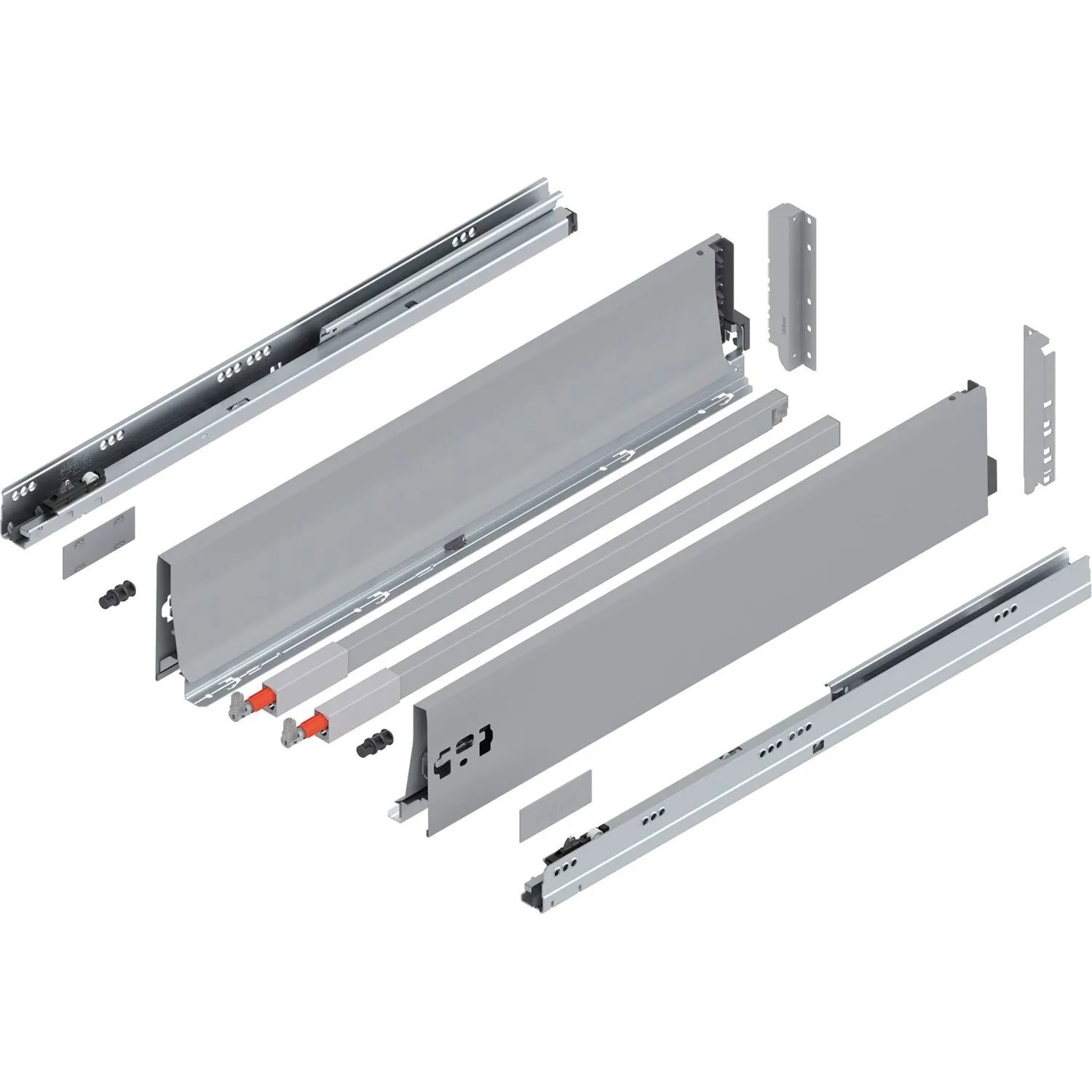 Blum D-Reling K Tandembox antaro Vollauszug 600 mm 30 kg Grau 1 Paar