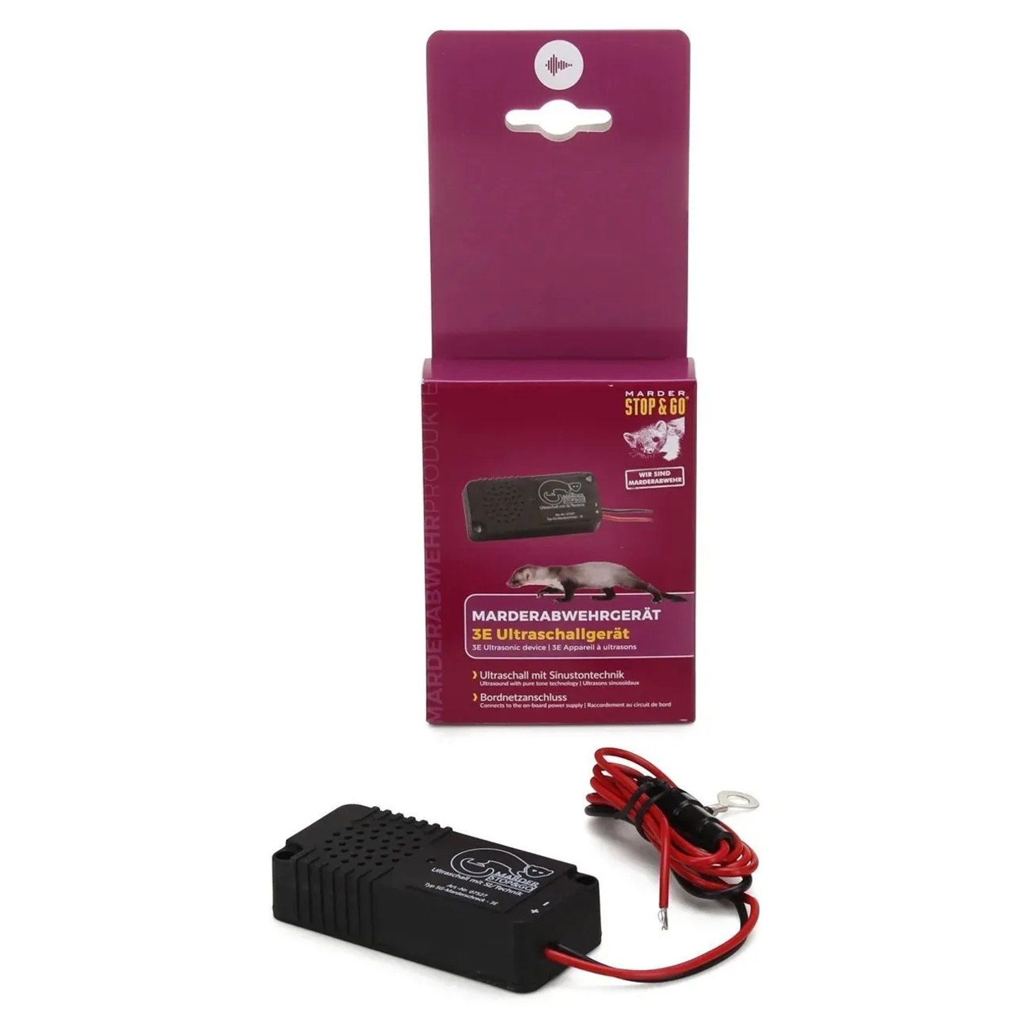 Westfalia Marderscheuche Ultraschall Schwarz Kunststoff