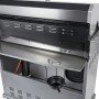 El Fuego Gasgrill Detroit mit Seitenablagen, Seitenbrenner und Fettauffangschale aus Edelstahl.