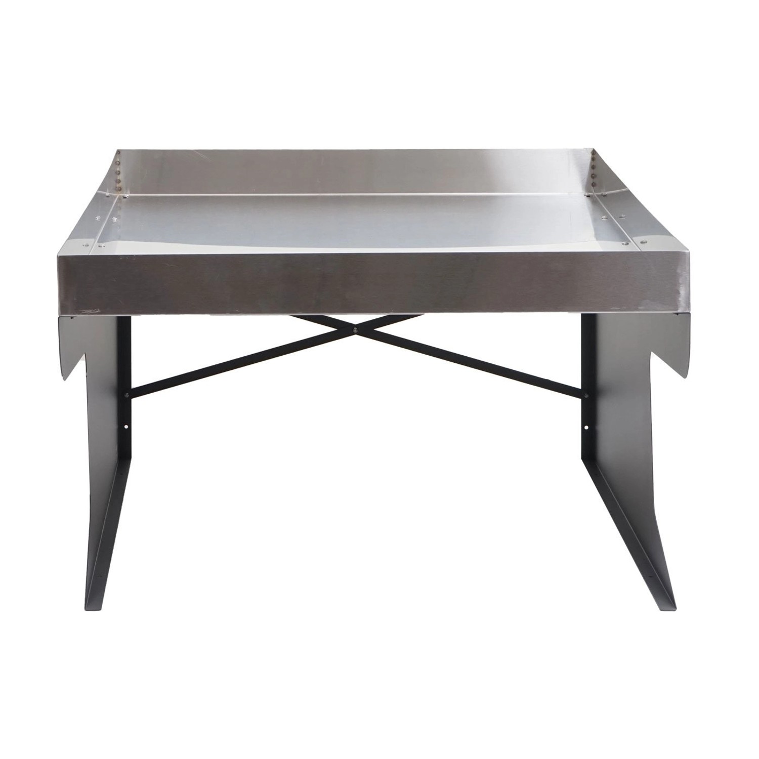 PROREGAL Mähroboter-Garage XL Mit Pflanzkasten 47x70x100cm Metall Edelstahl Anthrazit_4