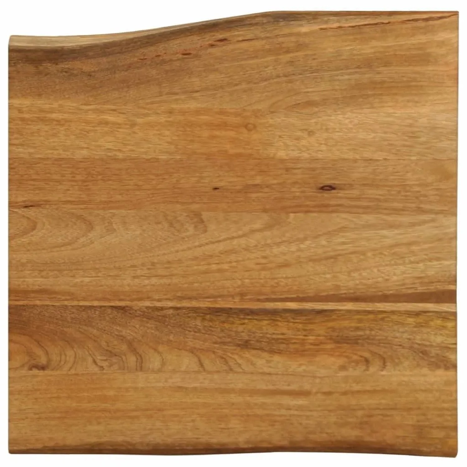 vidaXL Tischplatte mit Baumkante 60x60x3,8 cm Massivholz Mango 370786