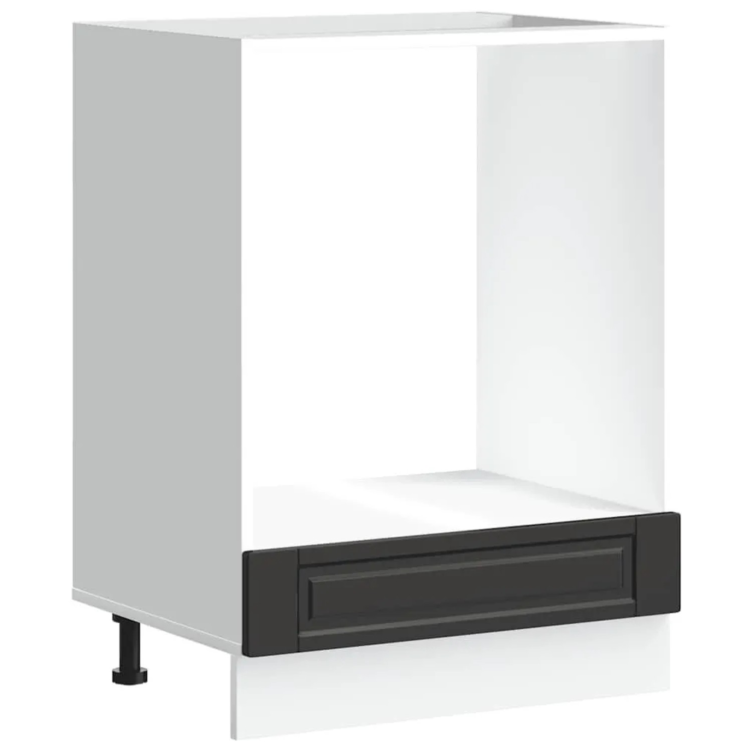 vidaXL Herdumbauschrank Porto Schwarz Holzwerkstoff 853998 günstig online kaufen