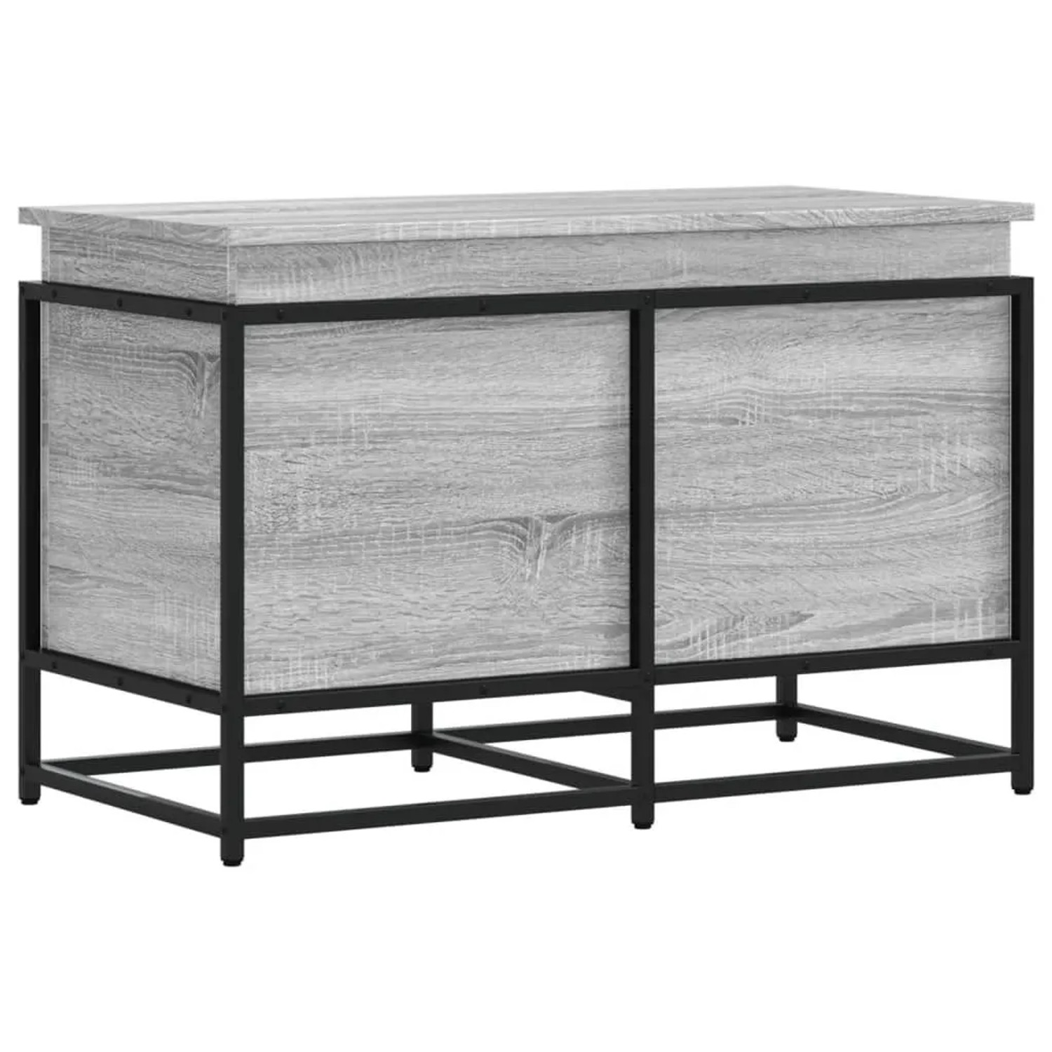 vidaXL Aufbewahrungsbox mit Deckel Grau Sonoma 80x40x51,5 cm 848802