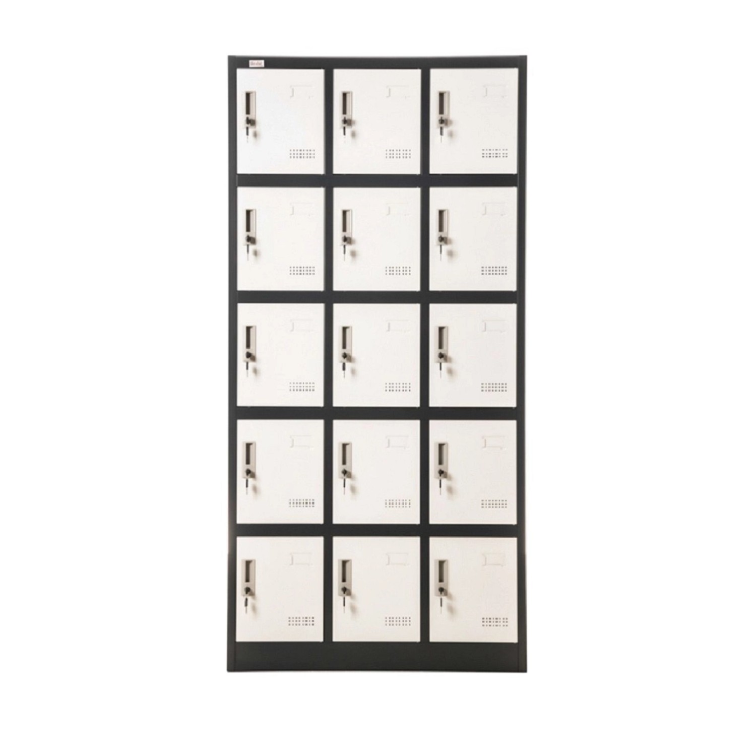 Jet-Line Spind-Stahlschrank Budapest in Anthrazit-Weiß mit 90 cm Breite 15 günstig online kaufen