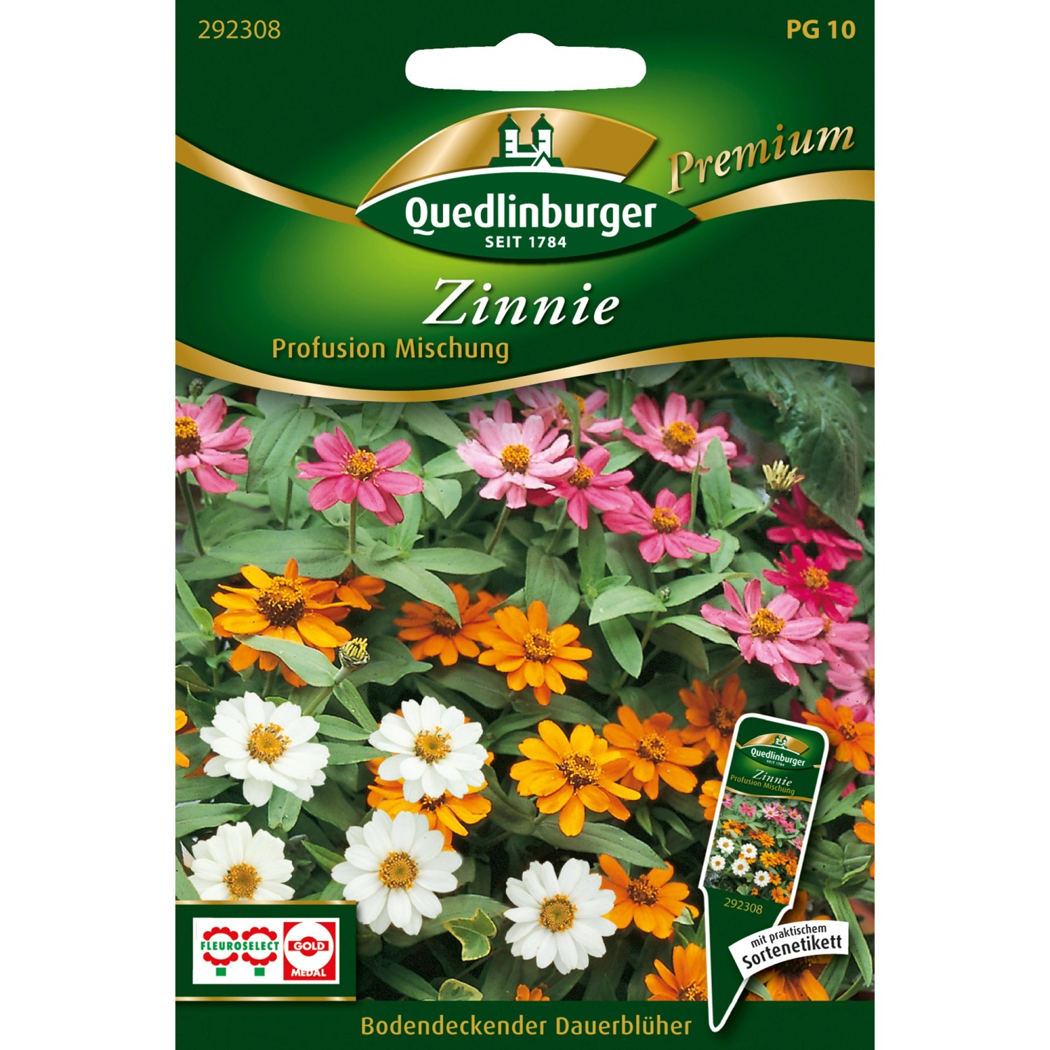 Quedlinburger Zinnien Profusion Mischung Loses Saatgut günstig online kaufen