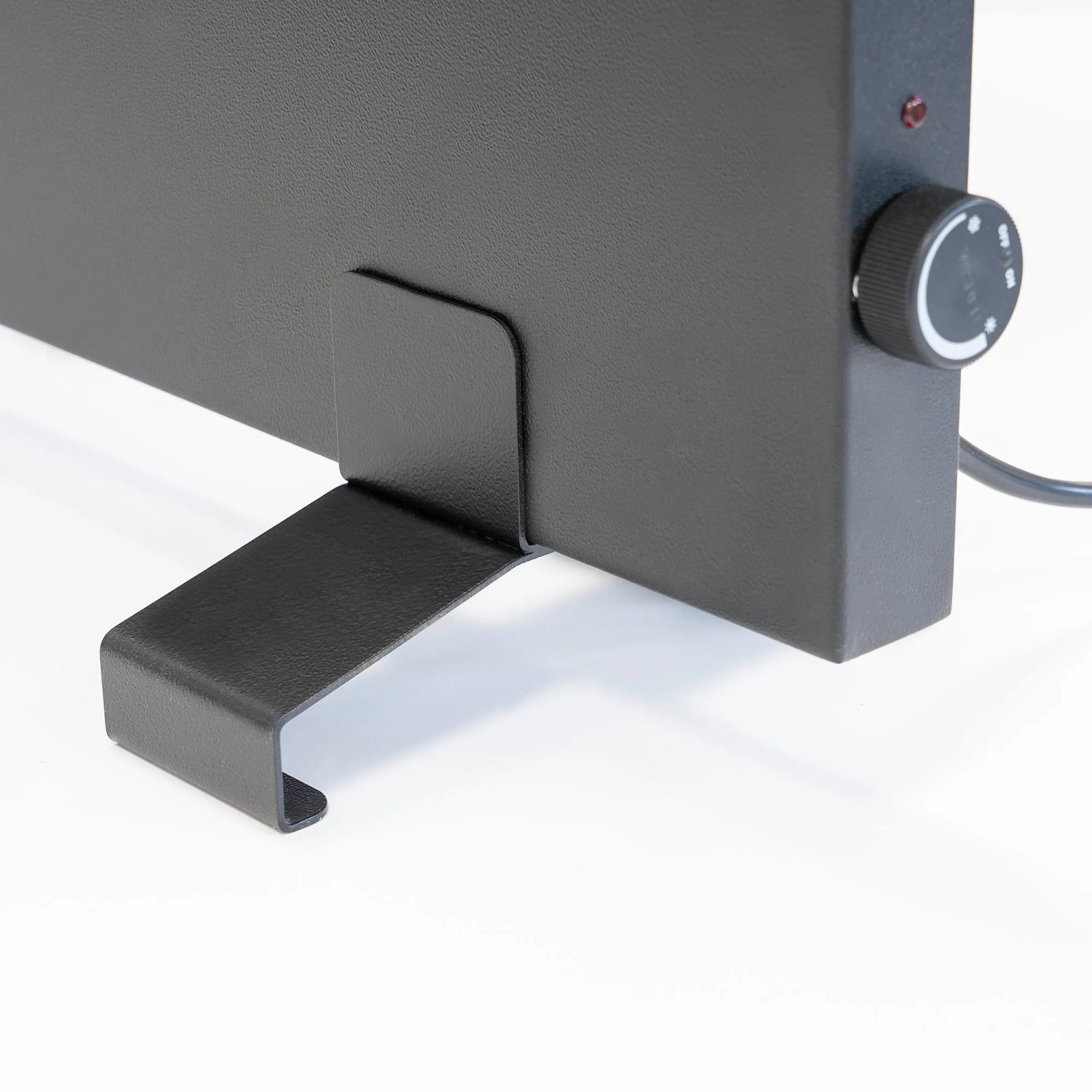 Vasner Standfüße für Konvi Hybrid-Infrarotheizung, Metall, Schwarz.