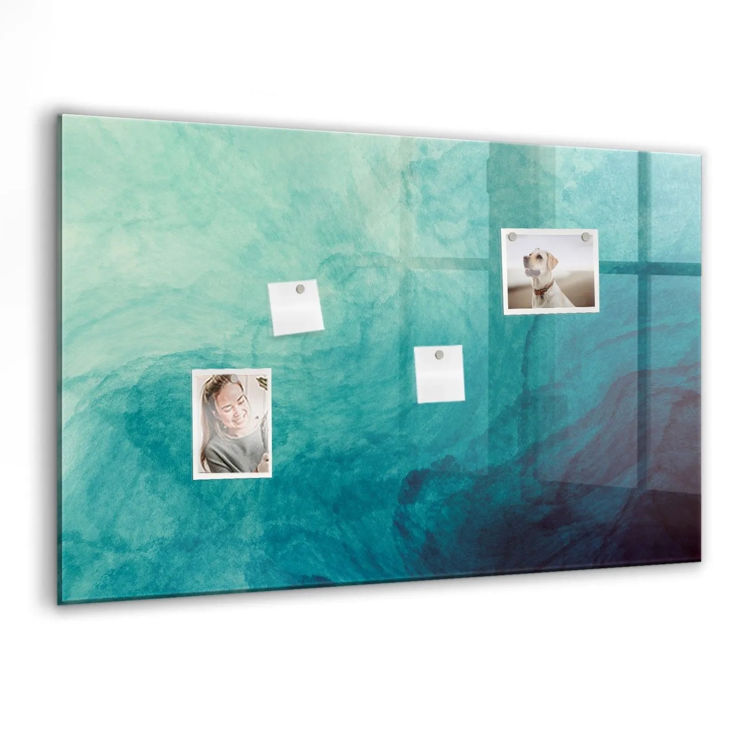 Tulup Glasmagnettafel Abstraktionstiefe 90x60 cm Glastafel Magnetisch Besch günstig online kaufen