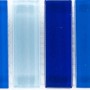 Glasmosaik Bordüre in Blau-Mix, 5x30,6 cm, für Wandgestaltung.