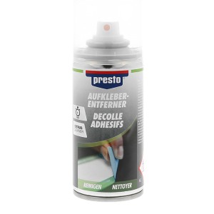 Presto Aufkleber-Entferner Spray 150ml zur Lackreparatur und Karosseriereparatur.