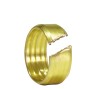 Schraubfitting Klemmring aus Messing, 20 mm x EK 3/4 Zoll für Pressfittings.