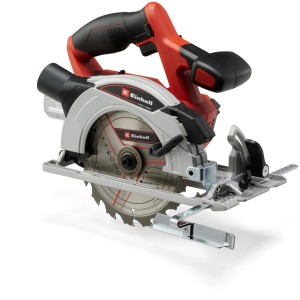 Einhell Akku-Handkreissäge TE-CS 18/165-1 Li Solo, rot/grau. Kompakte Säge für Heimwerker.