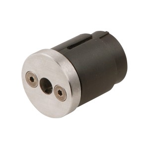 Adapter aus V4A Edelstahl für Handläufe, Zubehör für Treppen und Geländer.