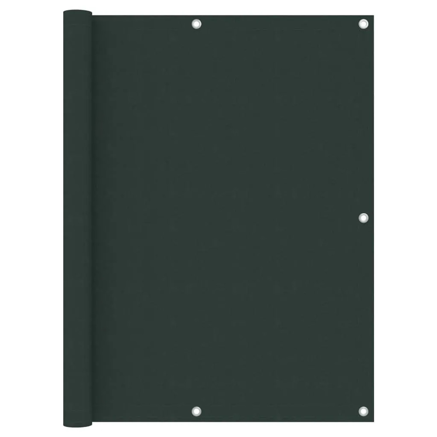 vidaXL Balkon-Sichtschutz Dunkelgrün 120x500 cm Oxford-Gewebe 135006 günstig online kaufen