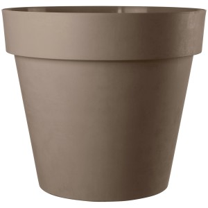 Deroma Pflanztopf Like, 79 cm, Camel. Pflanzkübel mit Rollen für den einfachen Transport.