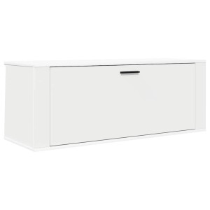 vidaXL Wand-Schuhschrank Weiß 100x35x38 cm Holzwerkstoff 821020