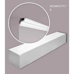NOEL & MARQUET NMC K-Box-10 Eckleisten Set, 10 Stuckleisten, 20 m, weiß. Zubehör für Paneele.