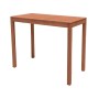 DELUKE Bartisch NIKLAS aus Eukalyptus, 100x60x120cm, ideal als Bistrotisch oder Stehtisch.